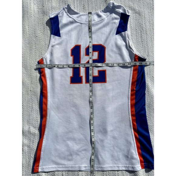 Nike Detroit Pistons Hamilton #12 Men White Jersey Mesh Sewn  Large Sports Core - Picture 11 of 14